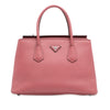 Prada Saffiano Cuir Turnlock Twin Satchel Secondhand