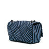 Chanel Canvas Stripe Flap Bag Secondhand