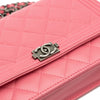 Chanel Lambskin Boy Wallet On Chain Secondhand