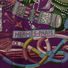 Hermès Au Fil Du Carre Silk Scarf 90 Secondhand