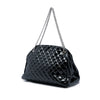 Chanel Large Quilted Patent Just Mademoiselle Bowling Bag Secondhand