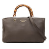 Gucci Medium Calfskin Bamboo Shopper Satchel Secondhand