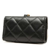 Chanel Quilted Lambskin Pearl Crown CC Wristlet Multi Pouches Secondhand
