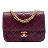 Chanel Mini Quilted Lambskin Straight Lined Chain Flap Secondhand