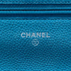 Secondhand Chanel CC Quilted Caviar Wallet on Chain