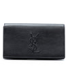Saint Laurent Large Leather Monogram Belle De Jour Clutch Secondhand