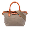 Prada Canvas Canapa Logo Bow Satchel Secondhand