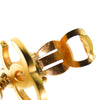 Chanel CC Gold Plated Faux Pearl Dangle Clip On Earrings Secondhand