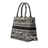 Dior Medium Striped Canvas Reverse Embroidered Dioriviera Toile de Jouy Book Tote Secondhand