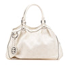 Secondhand Gucci Medium Diamante Raffia Sukey Tote