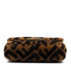 Fendi Mini Zucca Shearling Baguette Satchel Secondhand
