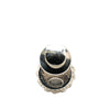Secondhand Chanel Silver Faux Pearl CC Rhinestone Brooch