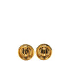 Secondhand Chanel Gold Plated Faux Pearl Round Clip on Earrings