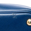 Prada Large Canapa and Saffiano Double Satchel Secondhand