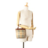 Burberry Haymarket Check Coated Canvas Bucket Bag Secondhand