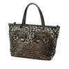 Ferragamo Nylon Leopard Print Gancini Tote Secondhand