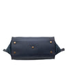 Saint Laurent Small Suede Trimmed Calfskin Downtown Cabas Satchel Secondhand