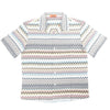 Secondhand Missoni PATTERNED Short Sleeve Shirt in Gray x Multicolor, Size 48 IT