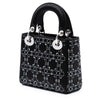 Secondhand Dior Mini Satin Cannage Strass Crystal Embellished Lady Dior