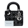 Secondhand Dior Mini Satin Cannage Strass Crystal Embellished Lady Dior