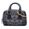 LOEWE Nano Anagram Canvas Amazona Satchel Secondhand