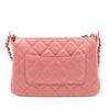 Chanel Small Quilted Lambskin Clutch with Chain Shoulder Bag Secondhand