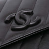Chanel Diagonal Quilted Lambskin CC Signature Flap Secondhand