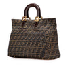 Fendi Large Zucca Canvas Twins Tote Secondhand