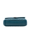 Saint Laurent Medium Quilted Chevron Sheepskin College Satchel Secondhand