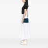 Saint Laurent Medium Quilted Chevron Sheepskin College Satchel Secondhand