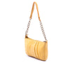 Fendi Pleated Nubuck FF Chain Pochette Secondhand