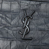 Saint Laurent Croc Embossed Leather Monogram Document Holder Secondhand