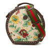Gucci GG Canvas Web Flora Round Satchel Secondhand