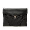 Secondhand Prada Saffiano Trimmed Tessuto Clutch