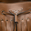 Prada Soft Calf Fringe Bucket Bag Secondhand