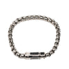 Louis Vuitton Silver Plated Monogram Eclipse Chain Bracelet Secondhand