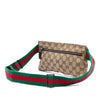 Gucci GG Canvas Web Double Pocket Belt Bag Secondhand