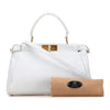 Fendi Medium Pebbled Leather Peekaboo Satchel Secondhand