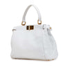 Fendi Medium Pebbled Leather Peekaboo Satchel Secondhand