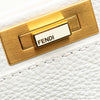 Fendi Medium Pebbled Leather Peekaboo Satchel Secondhand