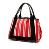 Balenciaga Canvas Striped Navy Cabas S Secondhand
