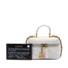 Chanel Mini CC Quilted Caviar Chain Zip Around Vanity Case Secondhand
