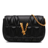 Versace Mini Quilted Leather Virtus V Crossbody Secondhand