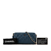 Chanel Quilted Caviar Clutch with Chain Secondhand