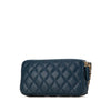 Chanel Quilted Caviar Clutch with Chain Secondhand