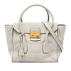 Prada Vitello Daino Sound Lock Satchel Secondhand
