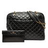 Chanel Quilted Lambskin Chain Shoulder Bag Secondhand