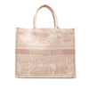 Dior Large Canvas Embroidered Dioriviera Toile De Jouy Book Tote Secondhand