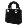 Dior Mini Velvet Cannage Lady Dior Secondhand