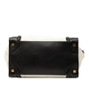 Celine Mini Bicolor Canvas and Leather Luggage Tote Secondhand